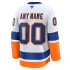 New York Islanders tröja Customized Fanatics Premium 2024-25 Vit Borta - NHL Tröjor Herr